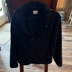 Columbia Women's Black Teddy Sherpa Zip Jacket